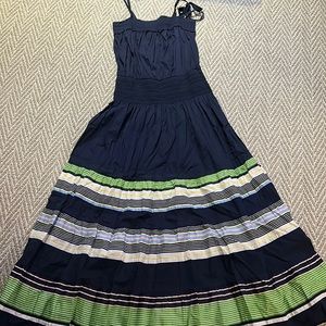 Tory Burch sundress navy size L, gently used